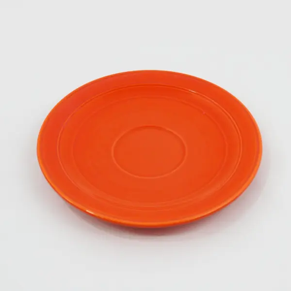 Vintage Vernon Kilns Early California Orange Cup and Saucer