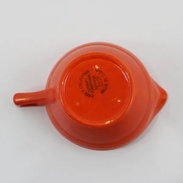 Vintage Vernon Kilns Early California Creamer Orange 