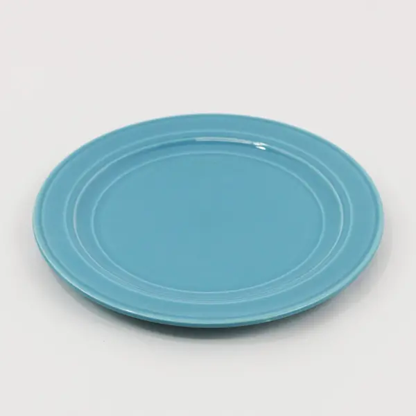 Vintage Vernon Kilns Early California Turquoise Salad Plate 7.5"