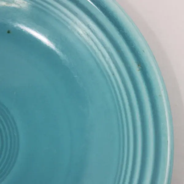 Vintage Homer Laughlin Fiestaware Turquoise Bread Plate 1936-73 Lower Case Mark