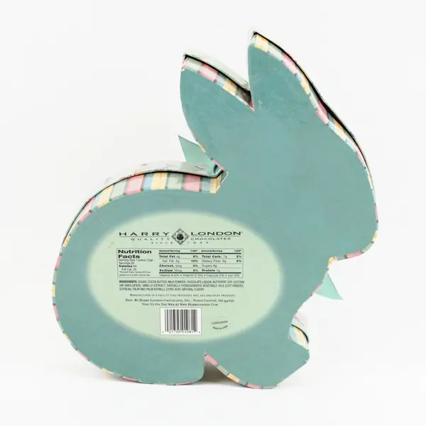 Harry London Rabbit-Shaped Empty Decorative Chocolate Box Attached Ribbon Bow