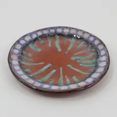 Clay Hearts Studio Ann Feldmeir Earthenware Plate 6.75"