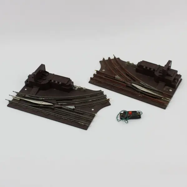 Lionel O-27 Remote Track Switch Pair 6-5121 5122 Left/Right Wired Control