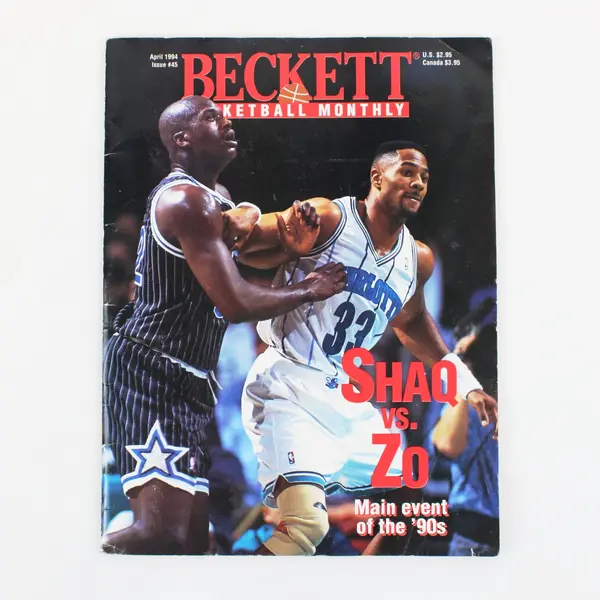 Beckett Basketball Monthly April 1994 Issue #45 Shaq vs Zo Magazine
