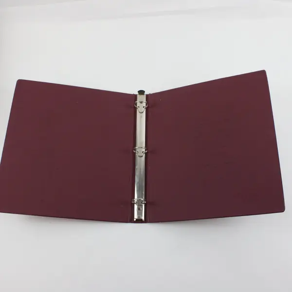 Lot of 5 1-Inch 3-Ring Binders White Red Blue Office School FLAWED