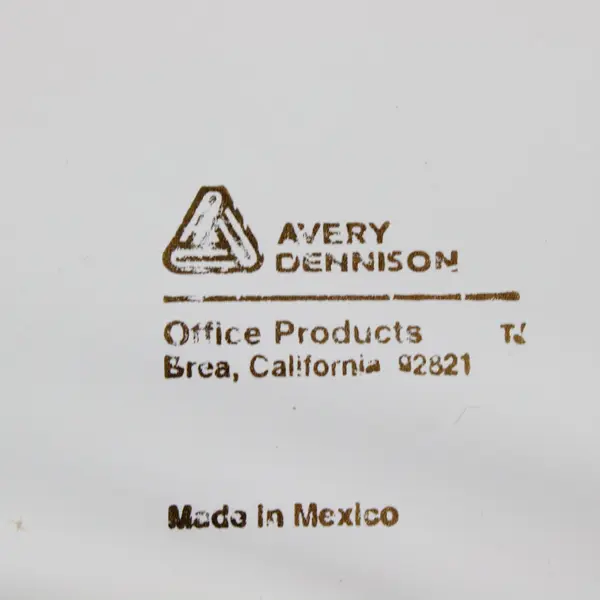 Avery Dennison Lot of 4 1in 3-Ring Binders White Pink/White Dark Green Black