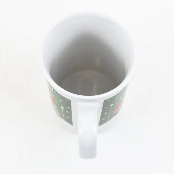 Royal Norfolk Merry Christmas Camper Trailer Coffee Mug Holiday Lights