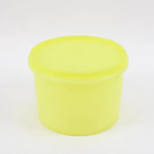 Tupperware 263-14 Yellow Food Storage Container with 238-27 Lid