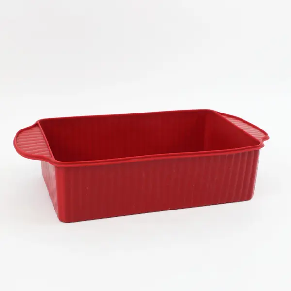 Roshco Red Silicone Bread Loaf Pan 9 x 6.5 x 2.5 Inch