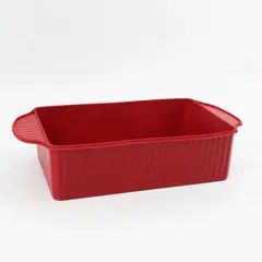 Roshco Red Silicone Bread Loaf Pan 9 x 6.5 x 2.5 Inch