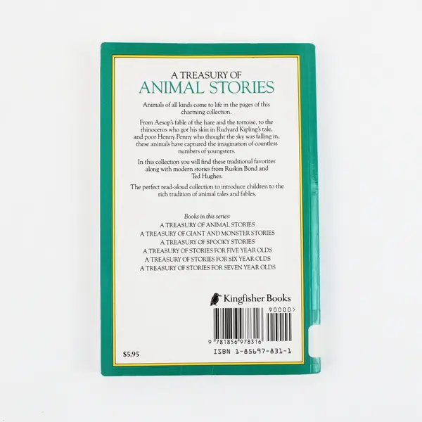 A Treasury of Animal Stories HC Kingfisher 1992 Jane Olliver Read-Aloud Ex-Lib
