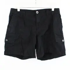 Style & Co Women's Cargo Shorts Black Size 12 Utility Pockets