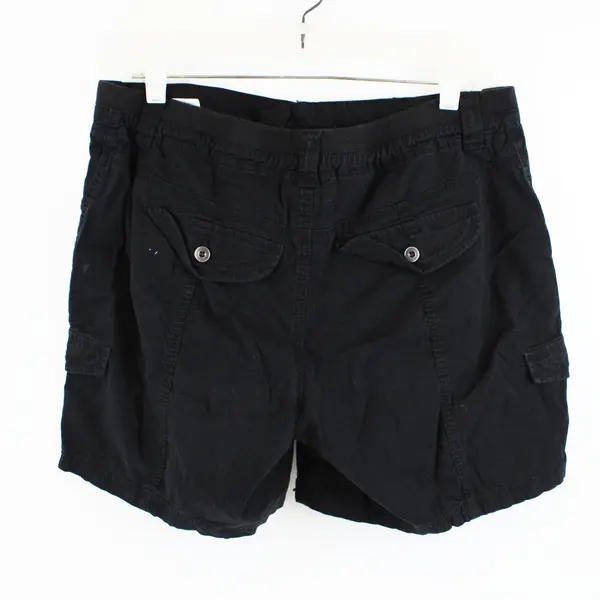 Style & Co Women's Cargo Shorts Black Size 12 Utility Pockets
