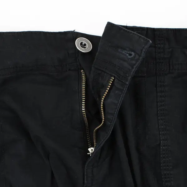 Style & Co Women's Cargo Shorts Black Size 12 Utility Pockets