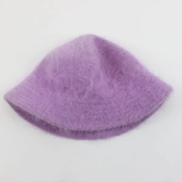 Accessory Network Group Lavender Purple Angora Blend Cloche Hat One Size