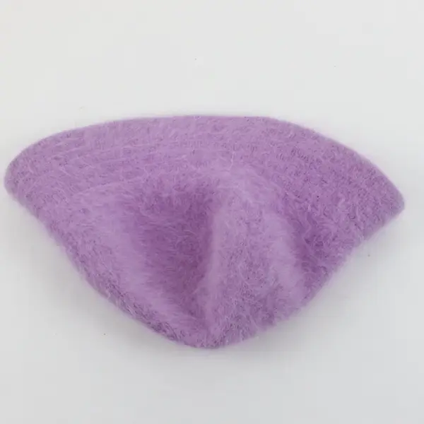 Accessory Network Group Lavender Purple Angora Blend Cloche Hat One Size