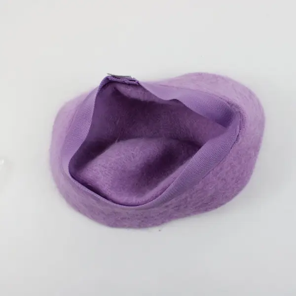 Accessory Network Group Lavender Purple Angora Blend Cloche Hat One Size