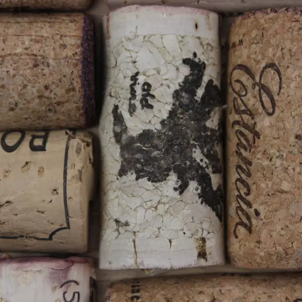 Set of 2 Wood Framed Wine Cork Trivets 10x10
