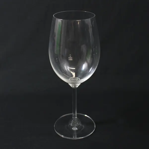 Set of 4 Clear Crystal Wine Glasses Smooth Long Stems 9 Inch