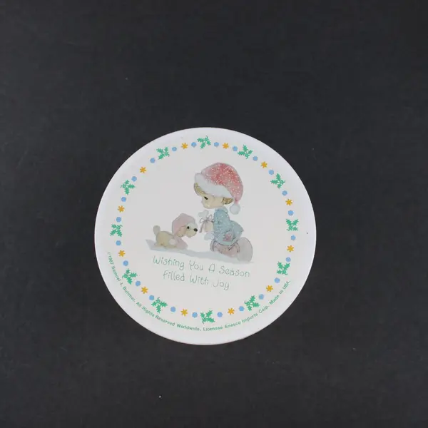 Precious Moments Christmas Jars With Lids Set of 3 Holiday Decor