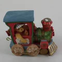 Cherished Teddies Lionel All Aboard Santa Express Figurine 1996 Hillman 219061
