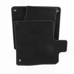 Pilot Set of 3 Black Automotive Car Truck Floor Mats Used