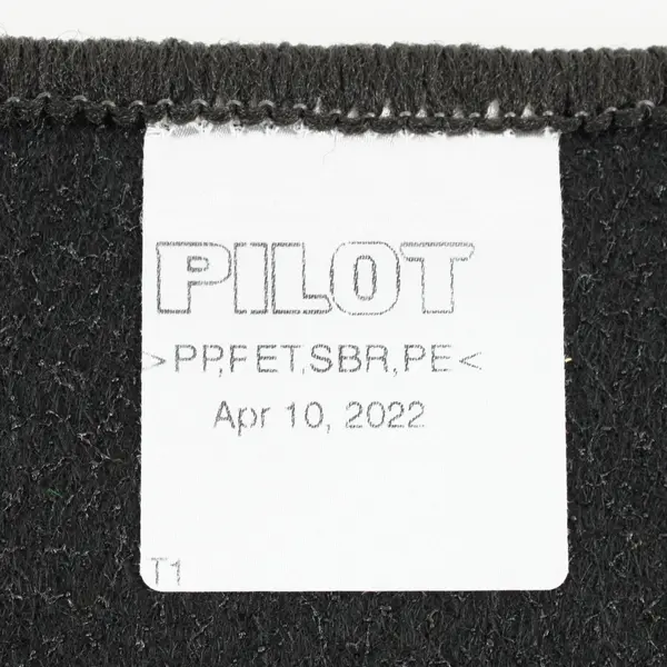 Pilot Set of 3 Black Automotive Car Truck Floor Mats Used