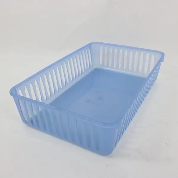 Lot of 2 Plastic Drawer Desk Organizers Office Supply Storage
