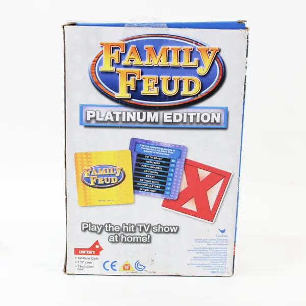 Cardinal Family Feud Platinum Edition Board Game Steve Harvey 2-4 Players