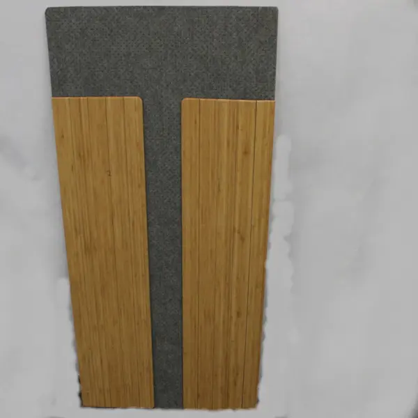 Folding Bamboo Area Rug Mat 43.5 x 52 Inch Pre-Owned