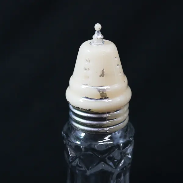 Galway Crystal Ashford Footed Salt & Pepper Set Clear 7.5"  Czech Republic