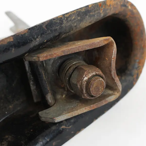 Straight Tongue Trailer Coupler 3" Channel Fits 2" Hitch Ball