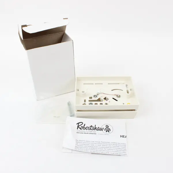 Travis Industries Robertshaw 255/275 Series Mechanical 24V Heat-Only Thermostat