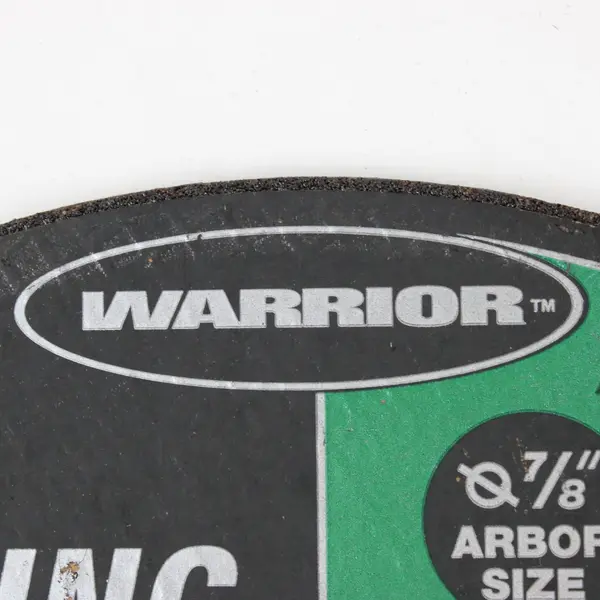 Warrior Lot of 2 9in Aluminum Oxide Grinding Wheels 90338 24 Grit 7/8in Used
