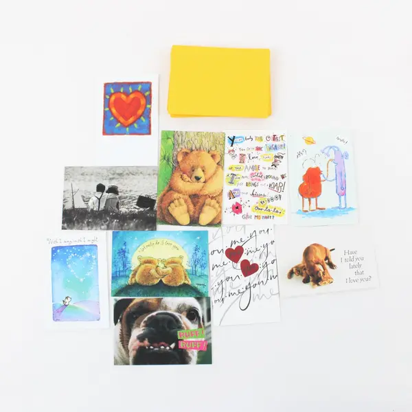 Hallmark Expressions Itty Bitty Greetings Love Pack 10 Cards 10 Envelopes Pocket