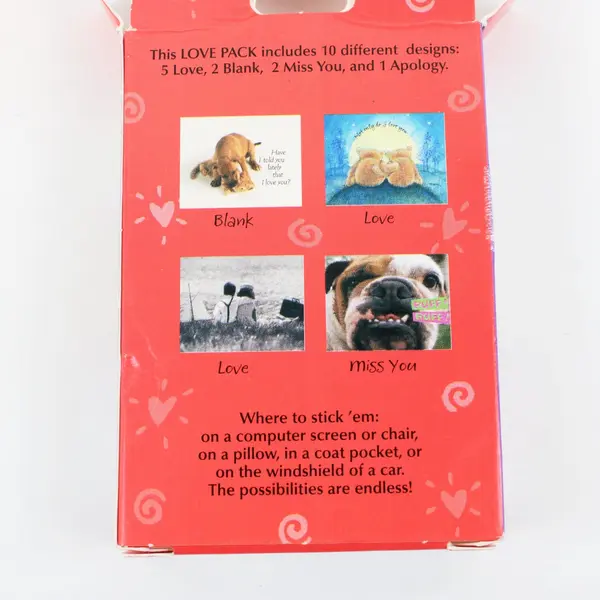 Hallmark Expressions Itty Bitty Greetings Love Pack 10 Cards 10 Envelopes Pocket