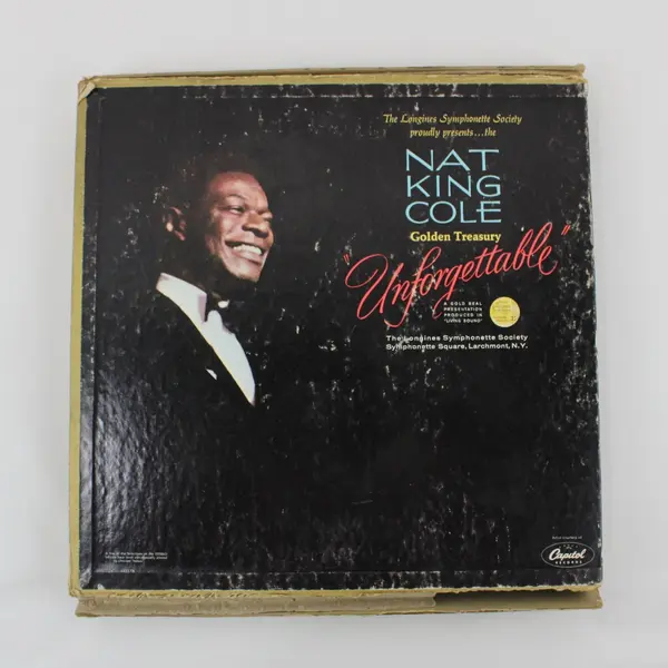 Nat King Cole Unforgettable Golden Treasury 12" Vinyl Record Set