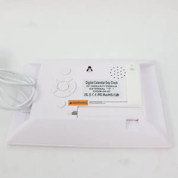 AINFTIME CXSM-07 Digital Day Date Alarm Clock Power Cord