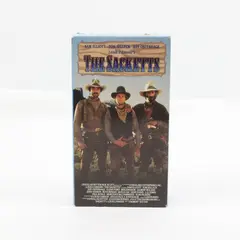 The Sacketts 2-Tape VHS Set Western 1979 Movie 1991 Release #957 A/B