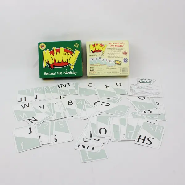 My Word! Card Game Out of the Box Publishing Letter Cards Instructions