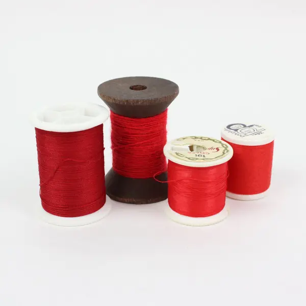 Lot of 10 Mixed Sewing Thread Spools Talon Coats Polyplus Red Purple