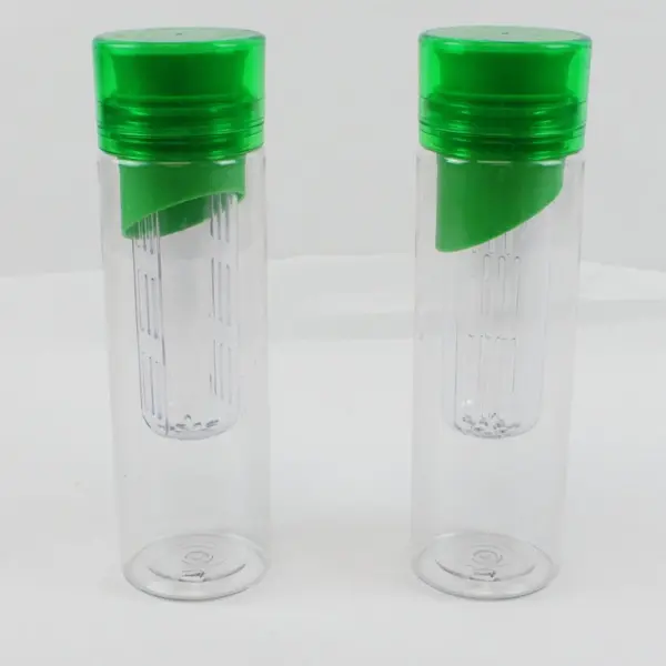 Lot of 2 Green Fruit Infuser Water Bottles