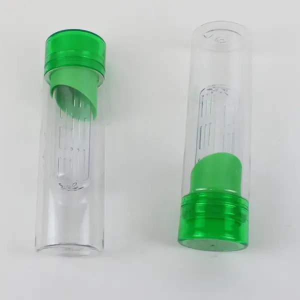Lot of 2 Green Fruit Infuser Water Bottles