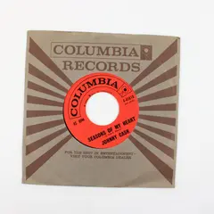 Johnny Cash Seasons Of My Heart/Smiling Bill McCall 7" Vinyl Record
