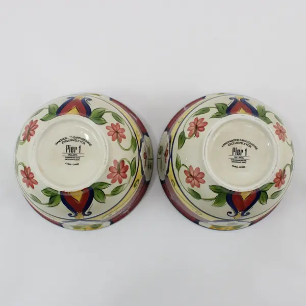 Set of 2 Vallarta by Pier 1 All Purpose Bowls 6" Diameter