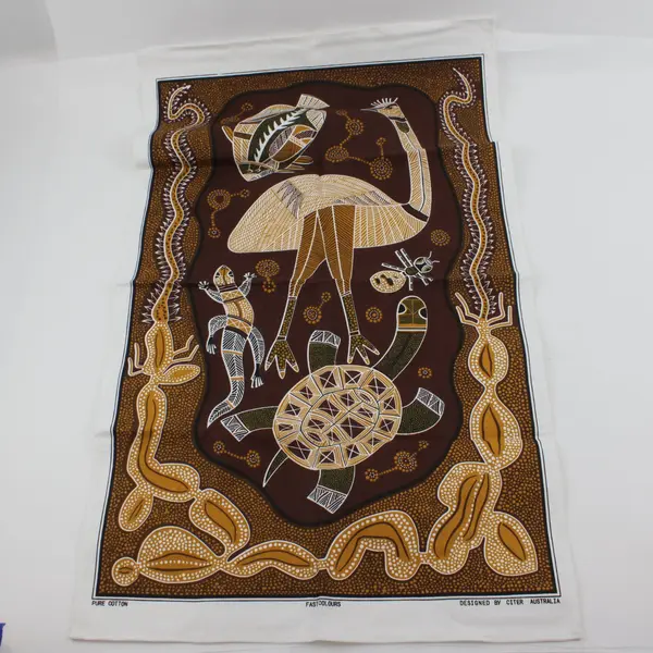 Australian Kitchen Collection Tea Towel Tribal Animal Print
