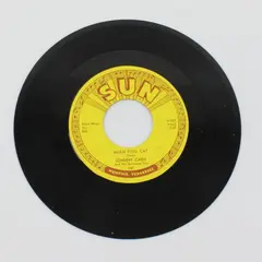Johnny Cash Tennessee Two Mean Eyed Cat/Port of Lonely Hearts 7" Vinyl Record