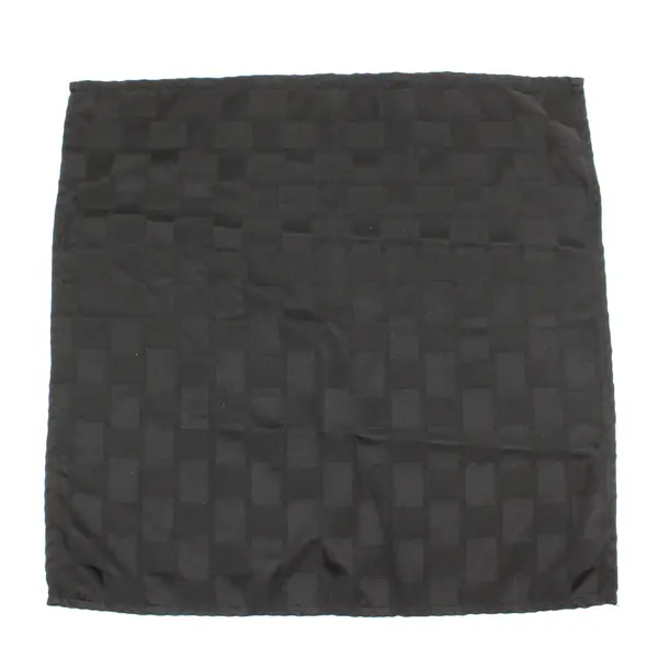 Set of 8 Black Basket Weave Cloth Napkins