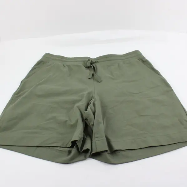 Karen Scott Sport Women's Medium Green Drawstring Activewear Shorts