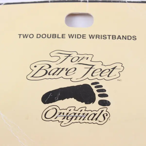 For Bare Feet Originals Wildcats Set of 2 Double-Wide Wristbands Red